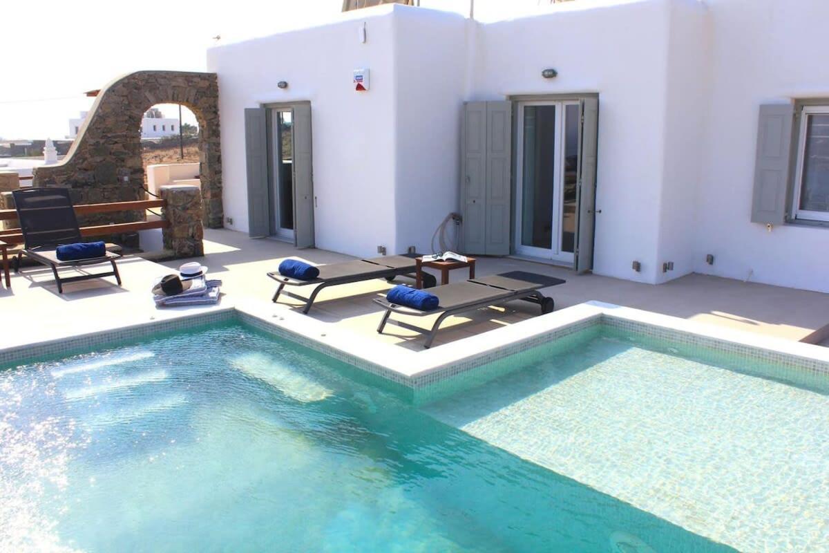 Luxury White Oasis W Private Pool In Mikonos Villa *