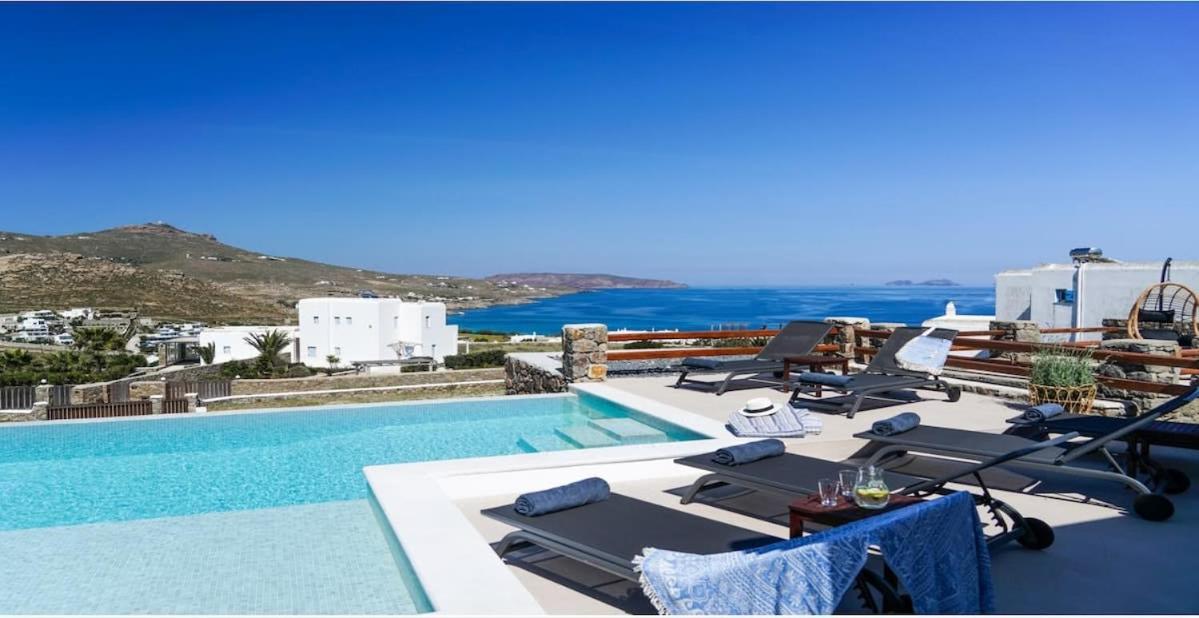 Luxury White Oasis W Private Pool In Mikonos * Kalafatis